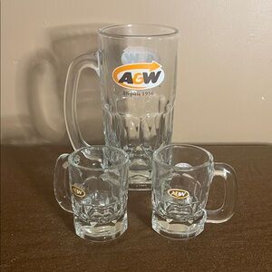 😀Vintage A&W mug bundle minis and full size